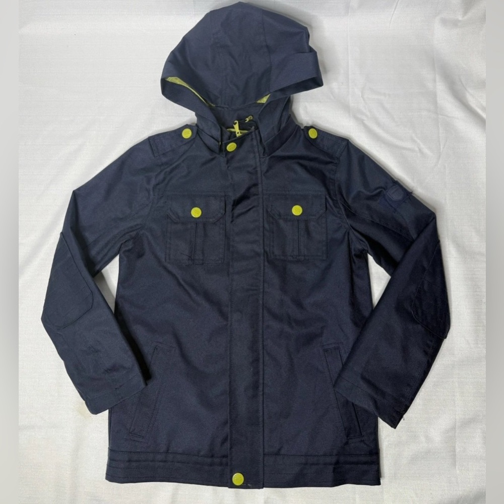 Urban Republic Kids Boys Jacket Zipper Hoodie Water Resistant Blue 10/12